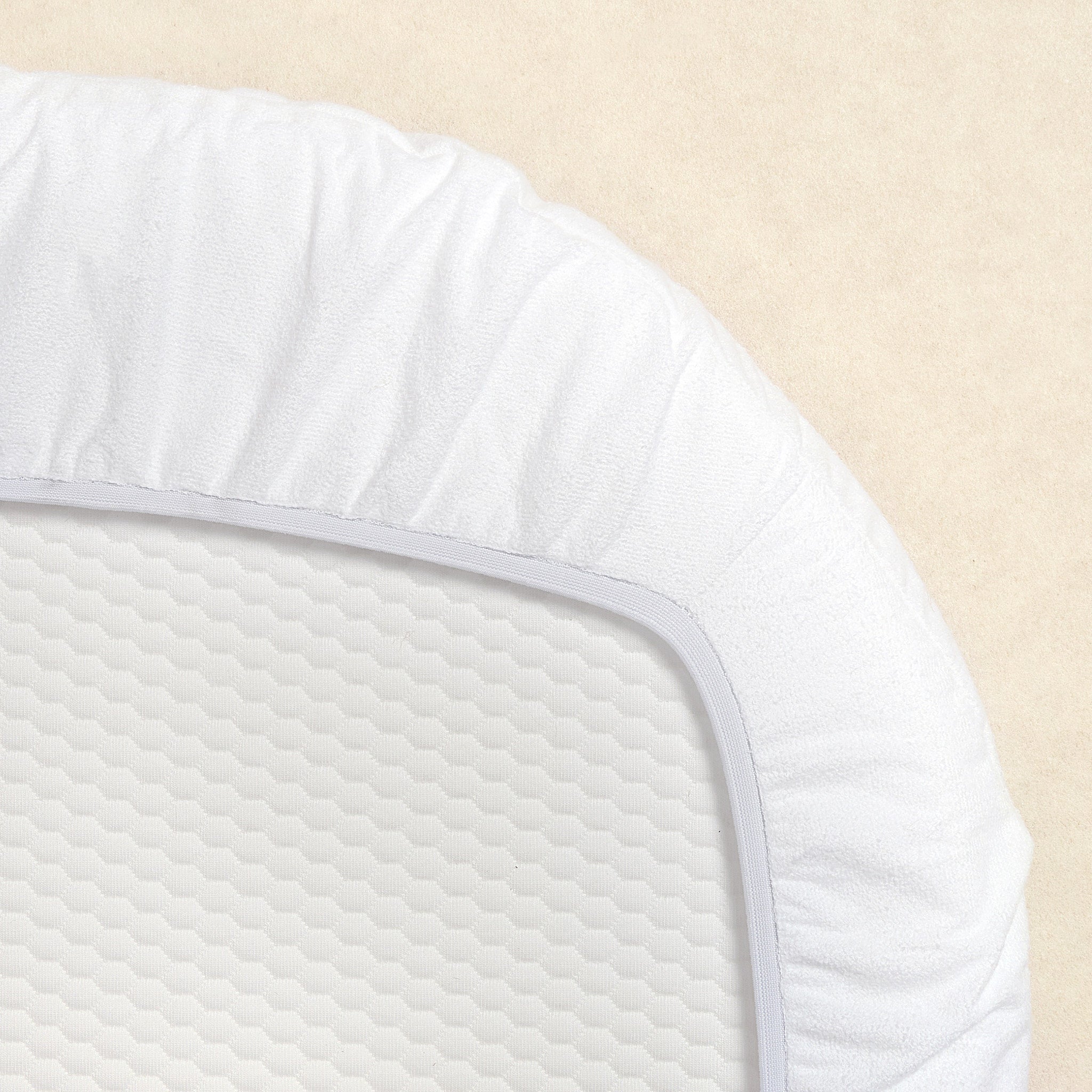 Waterproof Fitted Mattress Protector to fit 4moms MamaRoo Sleep Bassinet - 77 x 44cm - The Tiny Bed Company™