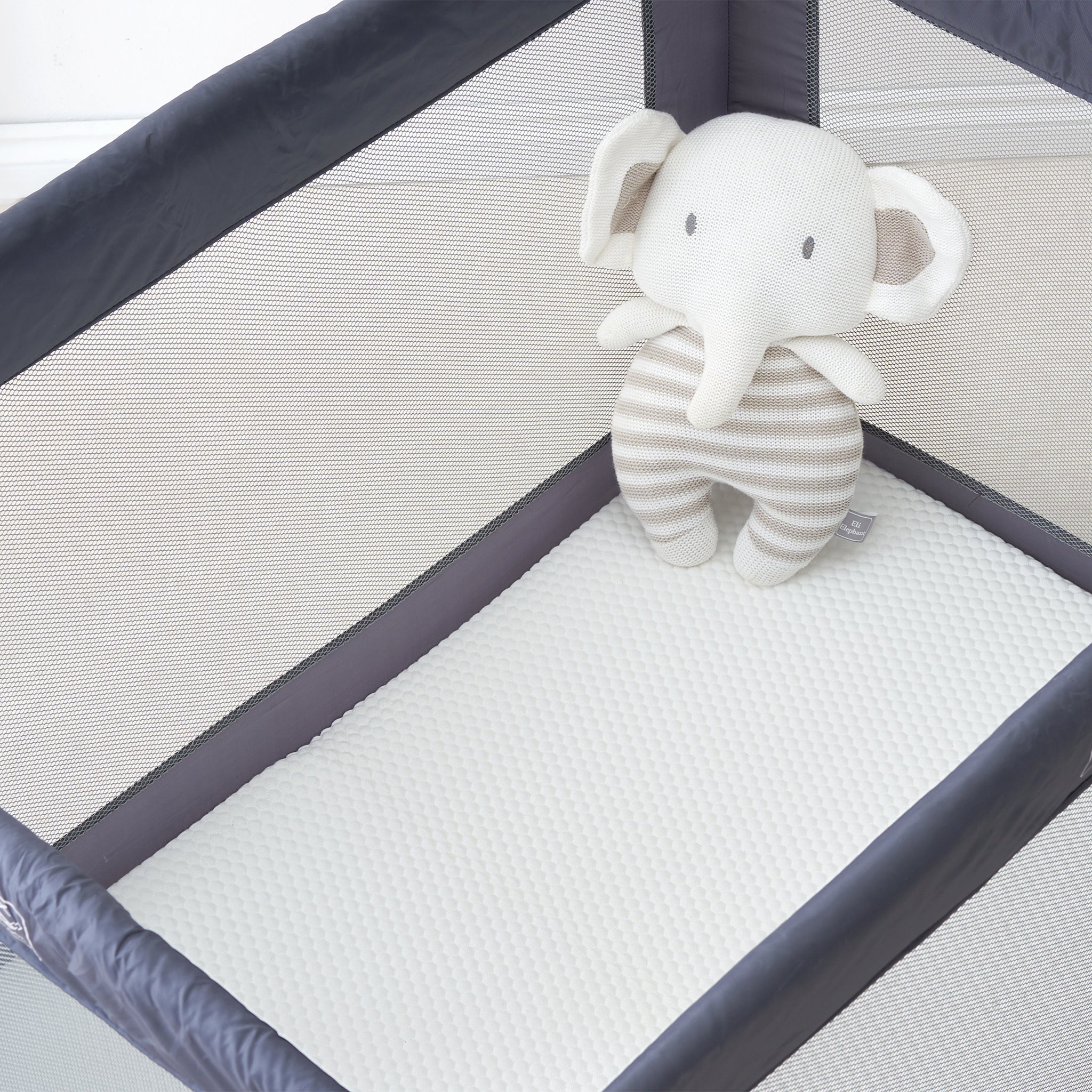 Tiny Dreamer™ - Premium Foam Folding Travel Cot Mattress To Fit Joie Kubbie Sleep (87 x 52cm) - The Tiny Bed Company™