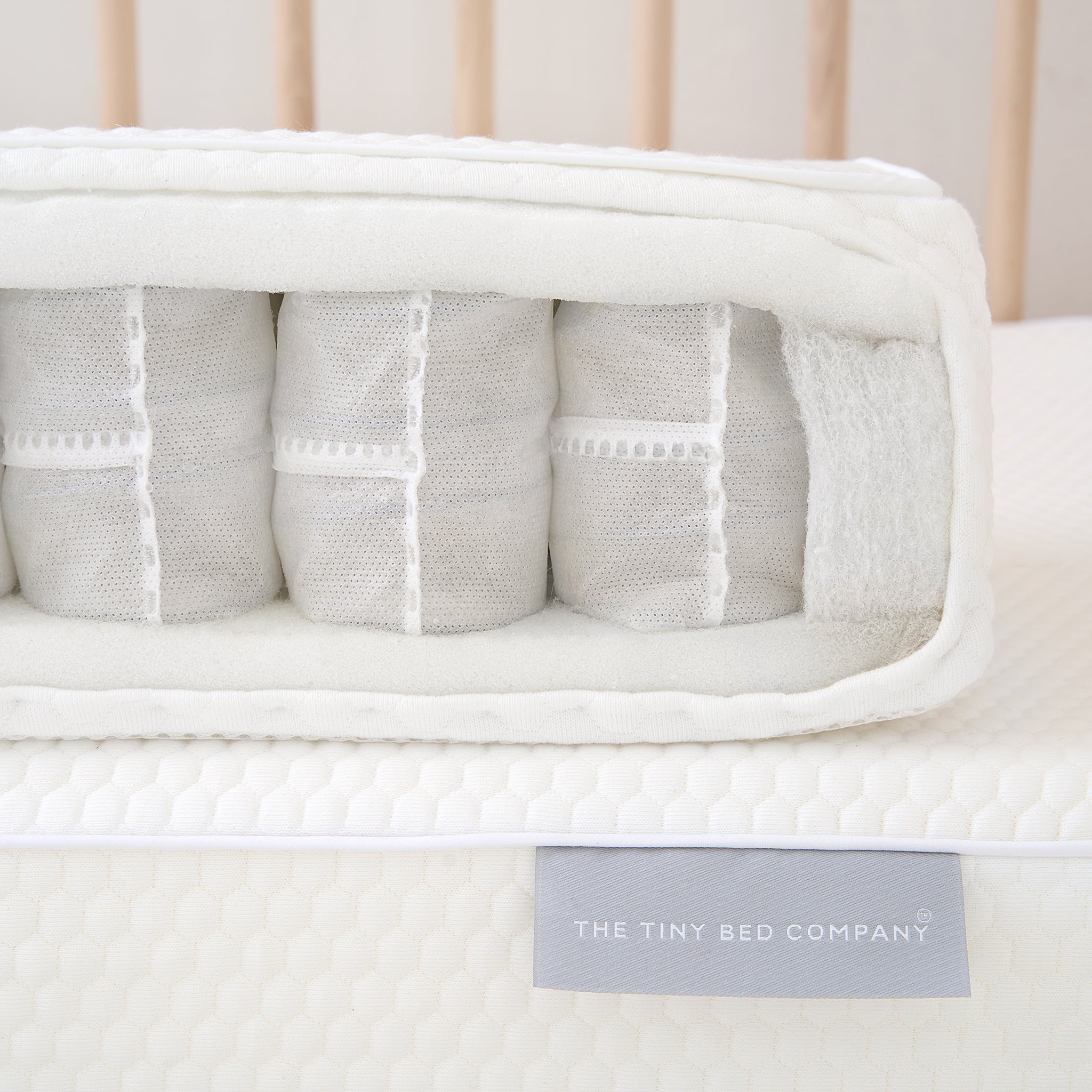 Tiny Dreamer Plus™ - Luxury Pocket Sprung Cot Bed Mattress (160 x 90cm) - The Tiny Bed Company™