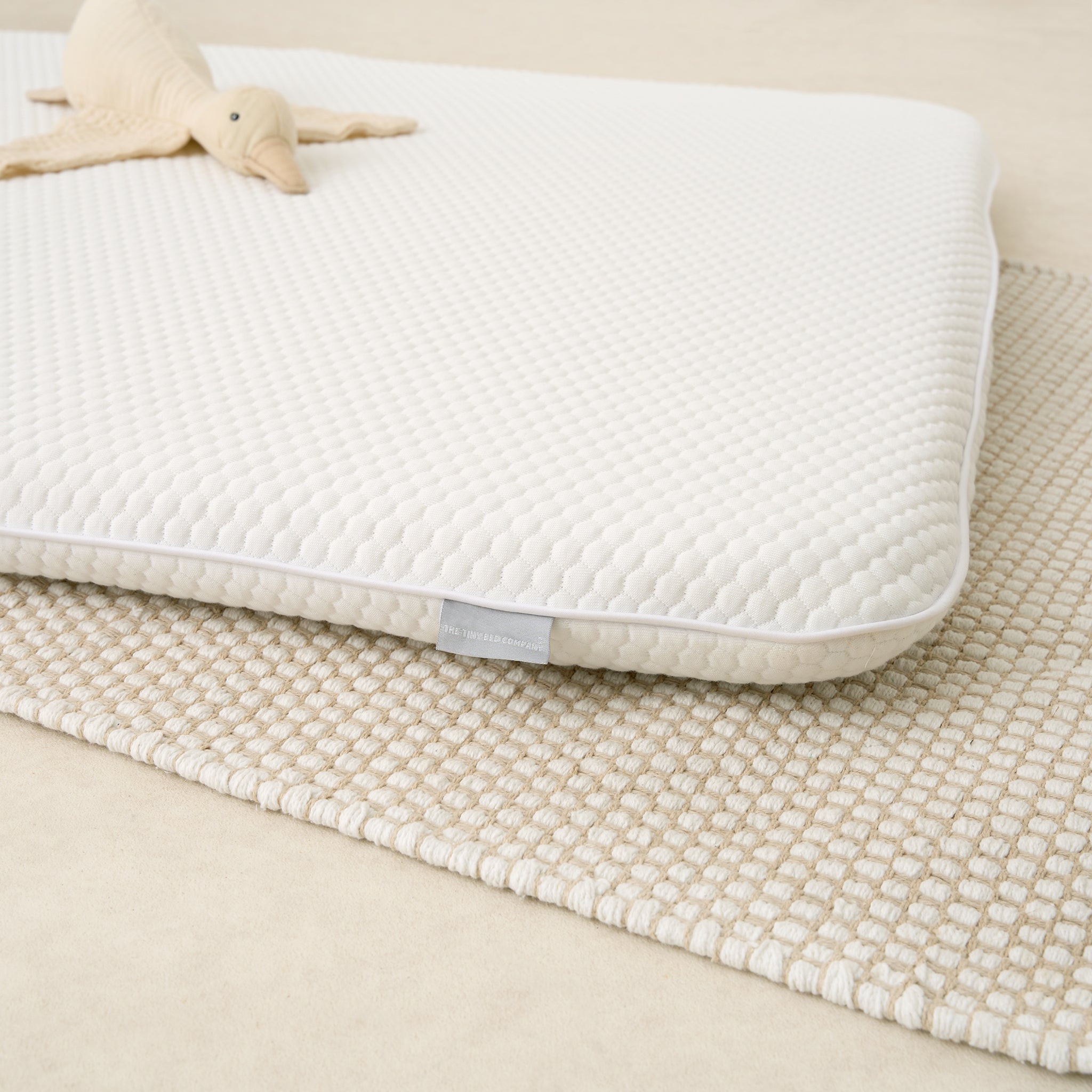 Tiny Dreamer Natural™ - Coconut Coir & 100% Wool Folding Travel Cot Mattress to fit Bugaboo Stardust (91 x 51cm) - The Tiny Bed Company™