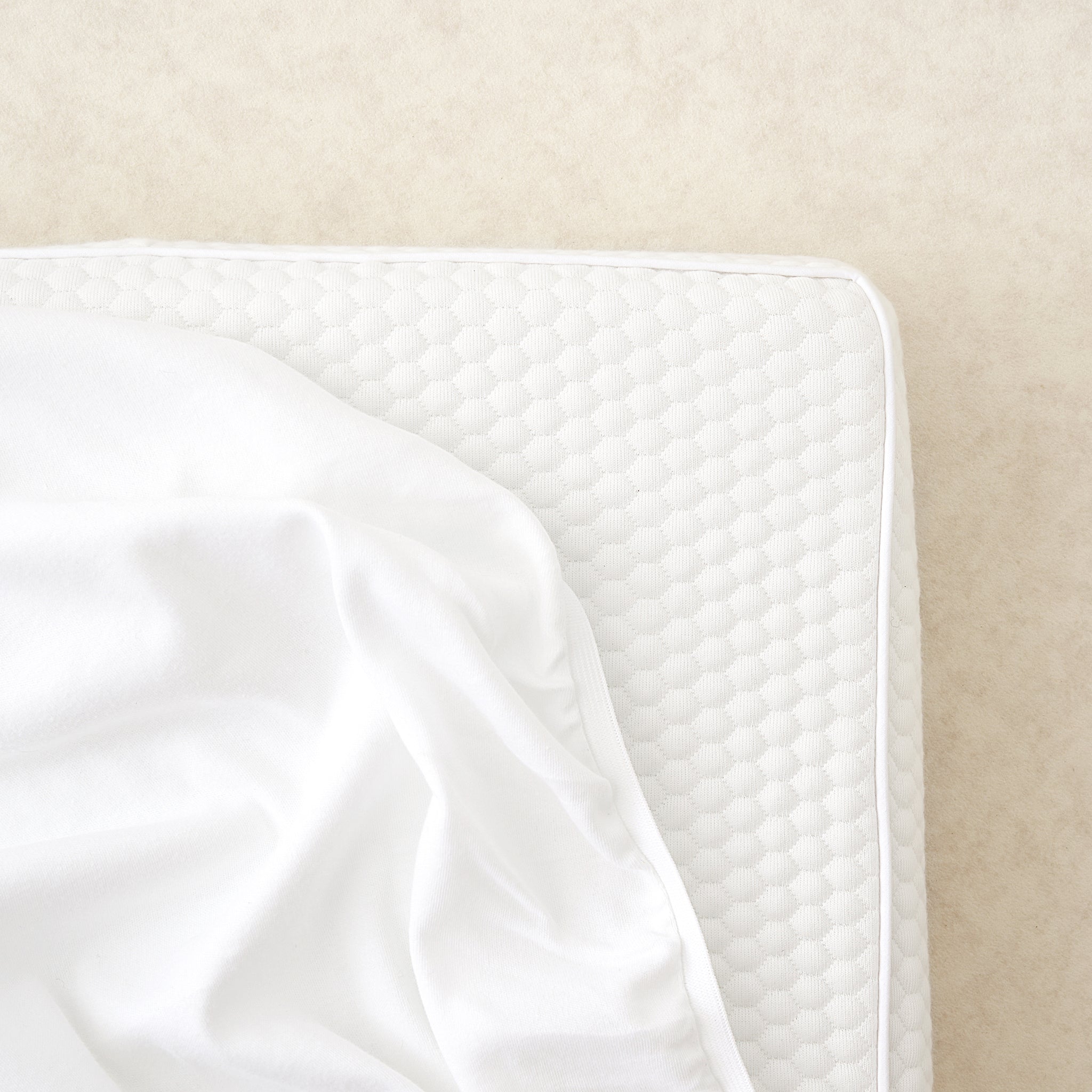 Premium Organic 100% Cotton Fitted Sheet for Travel Cot – 104 x 74cm - The Tiny Bed Company™