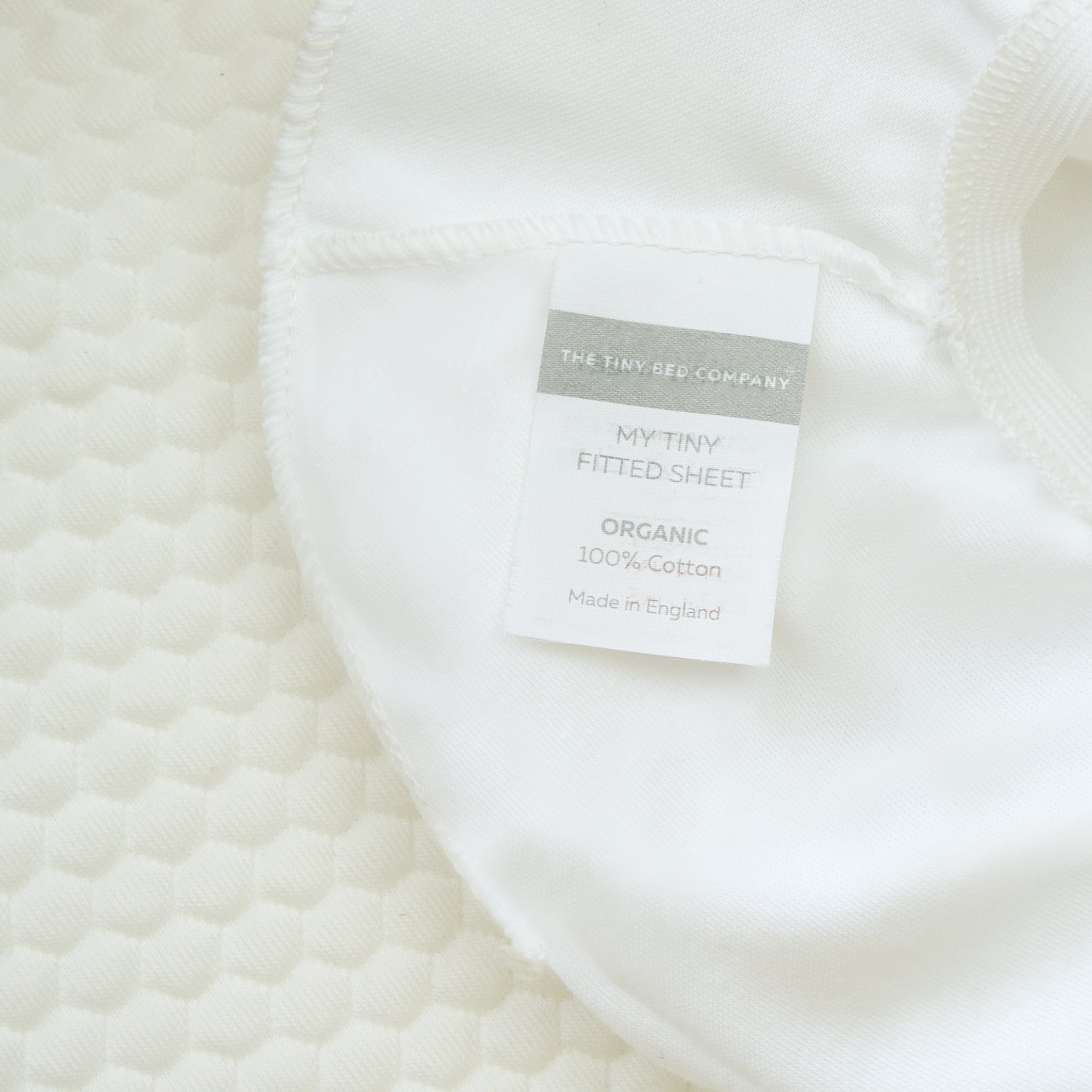 Premium Organic Cotton Fitted Sheet for Moses Basket – 74 x 28cm - The Tiny Bed Company™