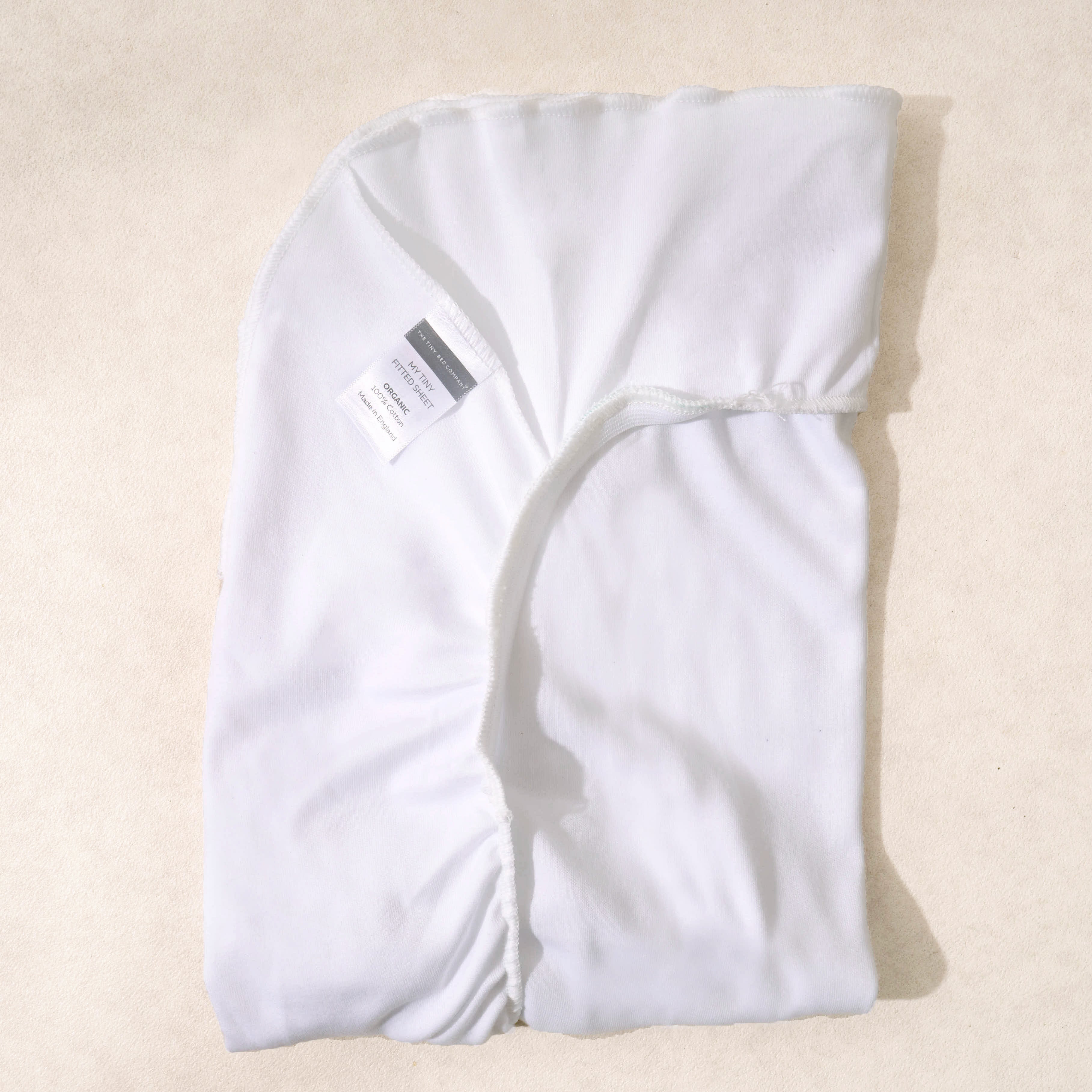 Premium Organic 100% Cotton Fitted Sheet to fit Stokke Sleepi V2 - 122 x 68cm - The Tiny Bed Company™